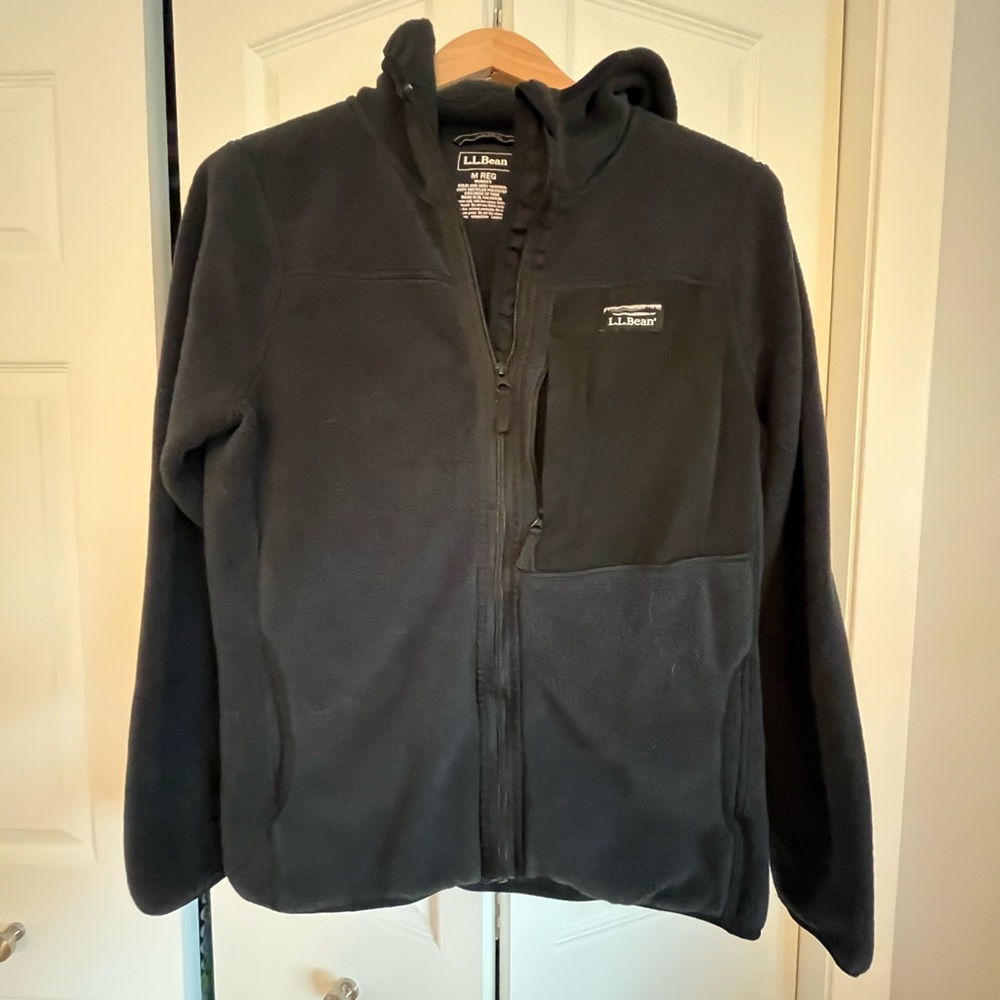 L.L. Bean Women's Black Fleece Jacket